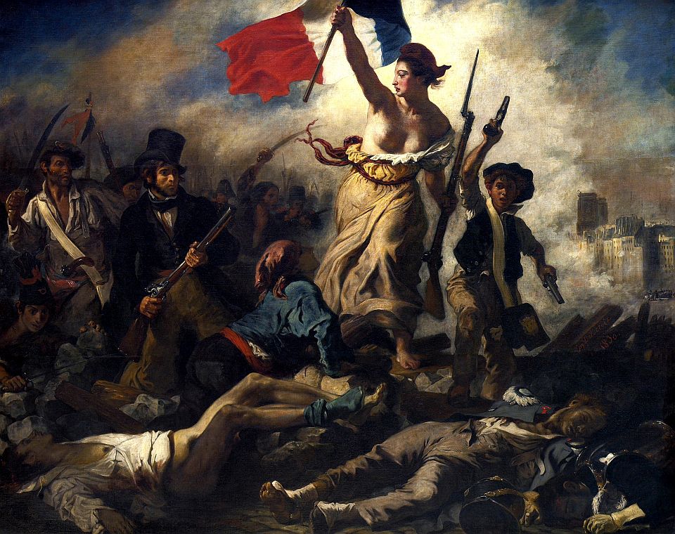 Liberty Leading the People — By Eugène Delacroix — 1830